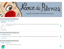 Tablet Screenshot of narizdepalavras.blogspot.com