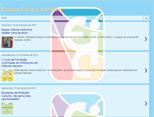 Tablet Screenshot of espacocienciainterativa.blogspot.com