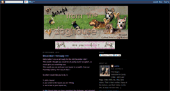 Desktop Screenshot of fromthedoghouse-canpeg.blogspot.com