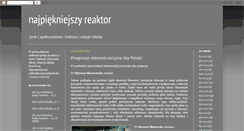 Desktop Screenshot of najpiekniejszyreaktor.blogspot.com