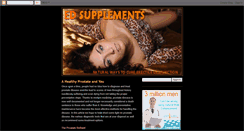 Desktop Screenshot of erectile-dysfunction-supplements.blogspot.com