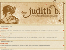 Tablet Screenshot of judithbdesigns.blogspot.com