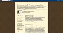 Desktop Screenshot of desmatamento.blogspot.com