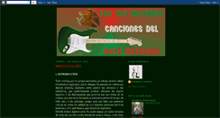 Desktop Screenshot of 100mejoresrockmexicano.blogspot.com