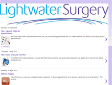 Tablet Screenshot of lightwatersurgery.blogspot.com