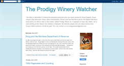 Desktop Screenshot of prodigywinery.blogspot.com