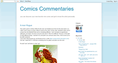 Desktop Screenshot of comicscommentaries.blogspot.com