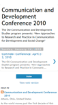 Mobile Screenshot of communicationanddevelopmentconference.blogspot.com