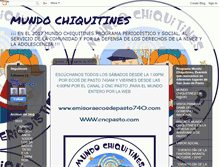 Tablet Screenshot of mundochiquitines.blogspot.com