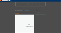 Desktop Screenshot of futbolenvivogratis.blogspot.com