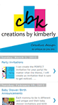 Mobile Screenshot of creationsbykimberly.blogspot.com