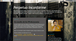 Desktop Screenshot of perpetuoinconforme.blogspot.com