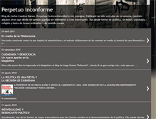 Tablet Screenshot of perpetuoinconforme.blogspot.com