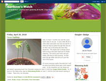 Tablet Screenshot of gardentimeline.blogspot.com