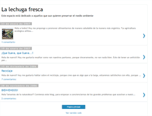 Tablet Screenshot of lalechugafresca.blogspot.com
