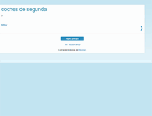 Tablet Screenshot of cochesdesegunda.blogspot.com