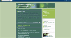 Desktop Screenshot of crookedspokeblog.blogspot.com