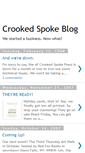 Mobile Screenshot of crookedspokeblog.blogspot.com