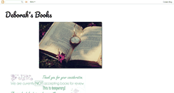 Desktop Screenshot of deborahandreasenbooks.blogspot.com