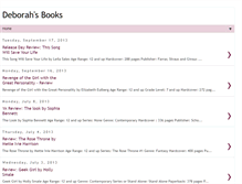 Tablet Screenshot of deborahandreasenbooks.blogspot.com