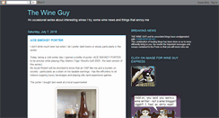 Desktop Screenshot of nzwineguy.blogspot.com