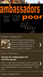 Mobile Screenshot of ambassadorsforthepoor.blogspot.com