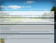 Tablet Screenshot of cienciafilosofiareligiao.blogspot.com