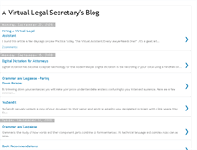 Tablet Screenshot of alegalsecretary.blogspot.com