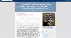 Desktop Screenshot of onlinebaseballbetting.blogspot.com