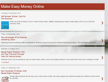 Tablet Screenshot of easy-money-make-online.blogspot.com