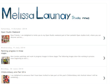 Tablet Screenshot of melissalaunay.blogspot.com