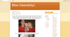 Desktop Screenshot of missgwendolyn.blogspot.com