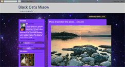 Desktop Screenshot of blackcatsmiaow.blogspot.com