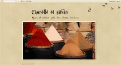 Desktop Screenshot of cannelle-safran.blogspot.com