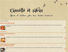 Tablet Screenshot of cannelle-safran.blogspot.com