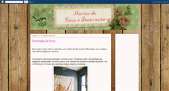 Desktop Screenshot of maniadecasaedecoracao.blogspot.com