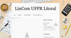 Desktop Screenshot of lincomufpr.blogspot.com