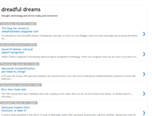 Tablet Screenshot of dreadfuldreams.blogspot.com