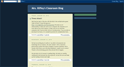 Desktop Screenshot of mrsriffeysclassroomblog.blogspot.com