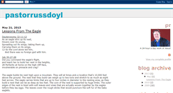 Desktop Screenshot of pastorrussdoyl.blogspot.com