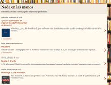 Tablet Screenshot of nadaenlasmanos.blogspot.com