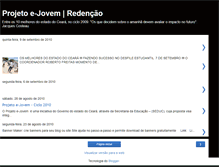 Tablet Screenshot of e-jovem-redencao.blogspot.com