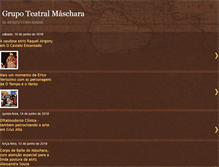 Tablet Screenshot of grupoteatralmaschara.blogspot.com