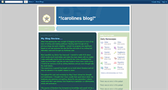 Desktop Screenshot of carolineg3.blogspot.com