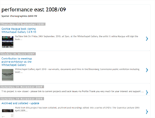 Tablet Screenshot of performance-east.blogspot.com