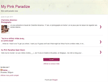 Tablet Screenshot of mypinkparadize.blogspot.com