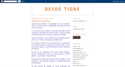 Desktop Screenshot of desdetigre.blogspot.com