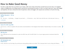 Tablet Screenshot of howtomakegoodmoney.blogspot.com