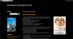 Desktop Screenshot of profesormaximinorey.blogspot.com