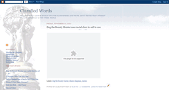 Desktop Screenshot of clarafiedwords.blogspot.com